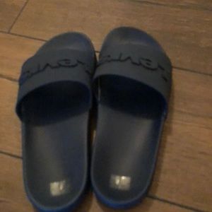 Navy blue Levi's slides